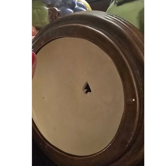 Set of 4 Hand Painted Fruit Ceramic Canisters - Picture 7 of 16